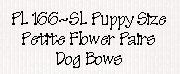 Petite Flower Pairs Dog Bows