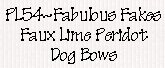 image:Petline Fabulous Fakes Dog Bows