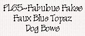 Petline Fabulous Fakes Dog Bows