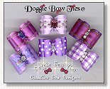 Dog Bows Full Size-Purple assortment