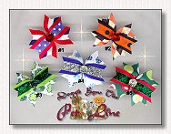 Puppy Dog Bows-Starburst Holiday Jewels