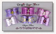 Dog Bows Full Size-Sugar Plum II Dog Bows, iris, lilac, lavender