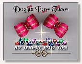 Dog Bows-Fabulous Fakes Pink Tourmaline 