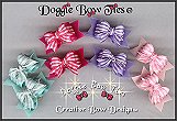 Puppy Dog Bows-Tiny Ties Microcheck