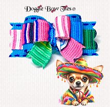 Dog Bow-Tiny Ties Holiday Cinco De Mayo