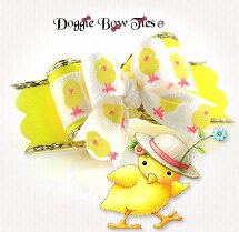 Dog Bow-Tiny Ties, Holiday, Easter Chicks II